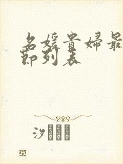 名媛贵妇最新章节列表