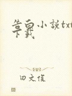 告白小说txt下载