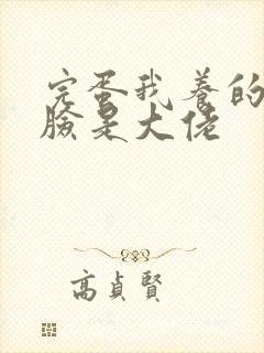 完蛋我养的小白脸是大佬