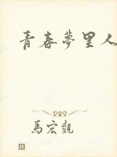 青春梦里人封面