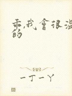 乖,我会很温柔的