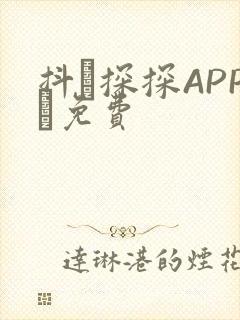 抖抈探探APP汅免费封面