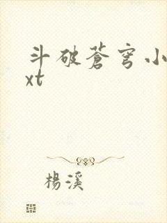 斗破苍穹小说txt封面