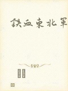 铁血东北军封面