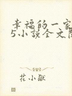 幸福的一家1一5小说全文阅读