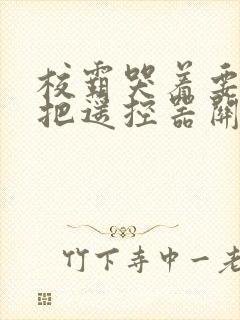 校霸哭着要学霸把遥控器关了封面