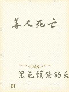 善人死亡封面