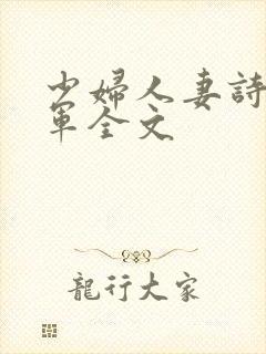 少妇人妻诗雨小军全文