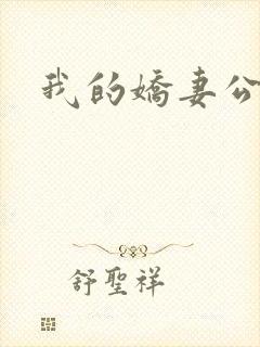 我的娇妻公务员封面