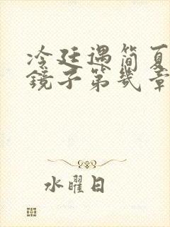 冷廷遇简夏对着镜子第几章