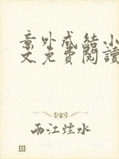 意外成结小说全文免费阅读笔趣阁下载无弹窗