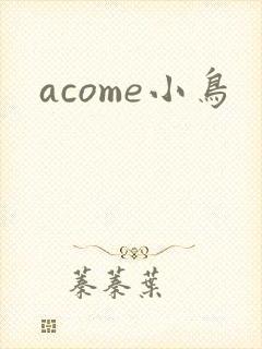 acome小鸟