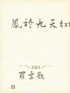 凤于九天txt