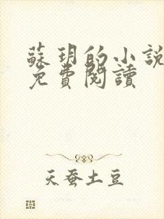 苏玥的小说全文免费阅读