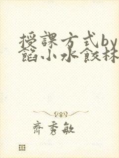 授课方式by肉馅小水饺林清