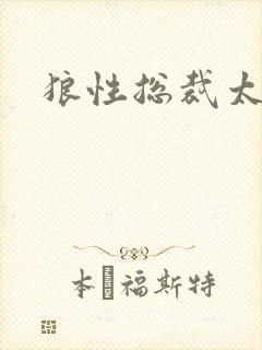 狼性总裁太凶猛