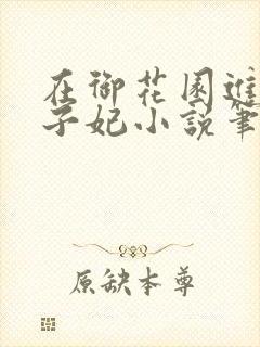 在御花园进入太子妃小说笔趣阁封面