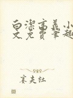 白洁高义小说全文免费笔趣阁阅读高