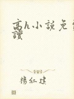 高h小说免费阅读