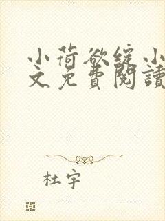 小荷欲绽小说全文免费阅读笔趣阁封面