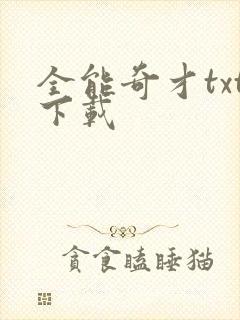 全能奇才txt下载