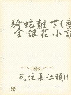 骑蛇难下(双) 金银花小说封面