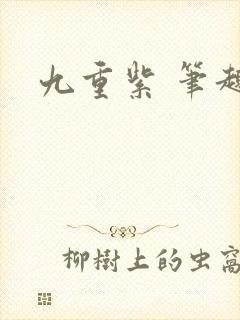 九重紫 笔趣阁封面