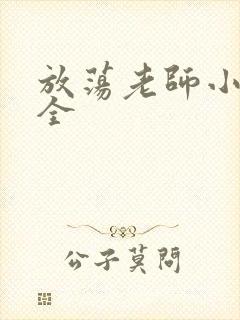 放荡老师小说大全封面