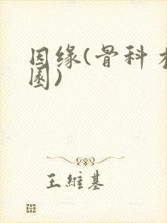 因缘(骨科 校园)