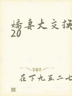 娇妻大交换1一20