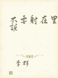 不要射在里面小说封面