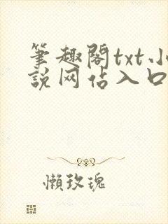 笔趣阁txt小说网站入口