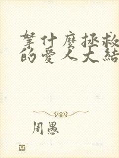 拿什么拯救你我的爱人大结局