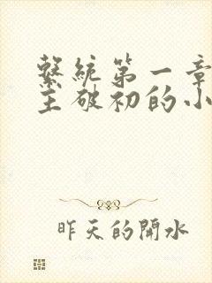 系统第一章给宿主破初的小说