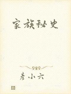 家族秘史封面