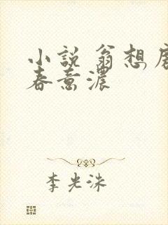 小说 翁想房中春意浓