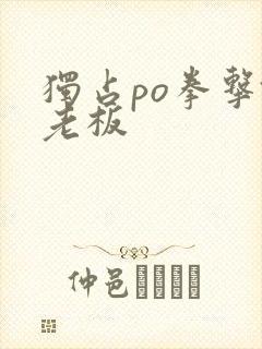 独占po拳击馆老板