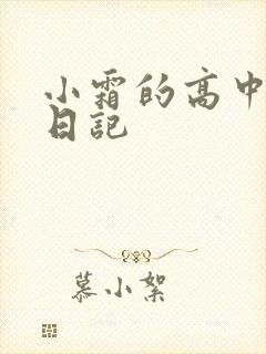 小霜的高中成长日记封面