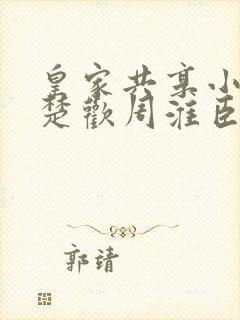 皇家共享小公主楚欢周淮臣封面