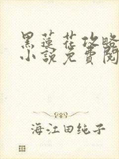 黑莲花攻略手册小说免费阅读全文封面