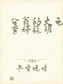 公翁的大龟挺进秀婷苏玥