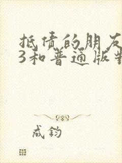 抵债的朋友麦子3和普通版对比