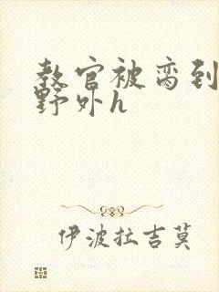 教官被脔到高潮野外h