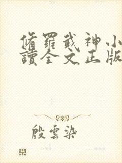 修罗武神小说阅读全文正版