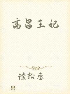 高昌王妃封面
