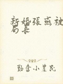 新婚张燕被两个局长