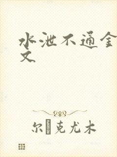 水泄不通金银原文