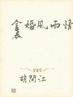 金婚风雨情演员表