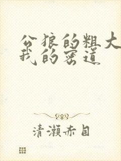 公狼的粗大挺进我的密道