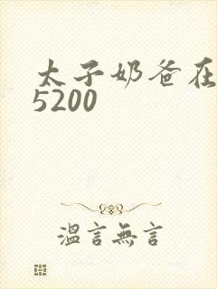 太子奶爸在花都5200